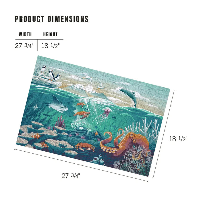 Seascape 1000 Piece Jigsaw Puzzle Lantern Press - for just $19.99! 