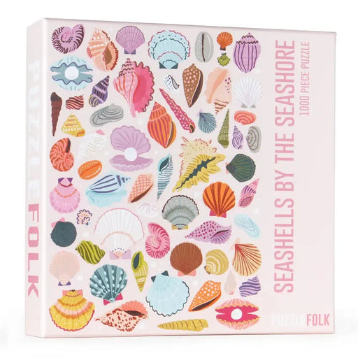 Seashells by the Seashore 1000 Piece Jigsaw Puzzle PuzzleFolk - for just $24.99! 