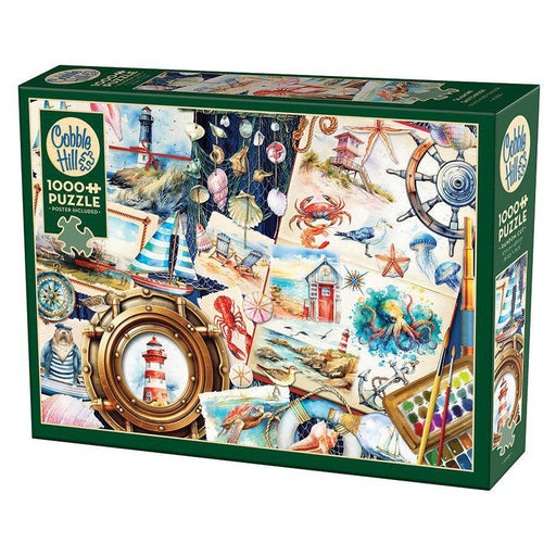Seashore Sketchbook 1000 Piece Jigsaw Puzzle Cobble Hill - for just $19.99! 