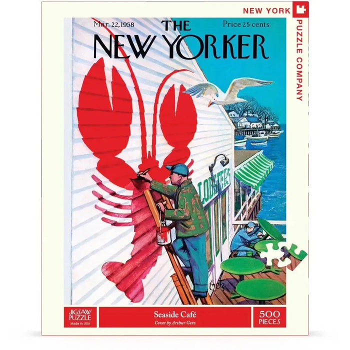 Seaside Café The New Yorker 500 Piece Jigsaw Puzzle NYPC - for just $26.99! 
