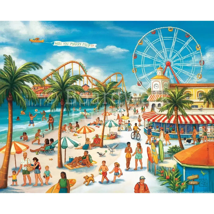 Seaside Carnival 210 Piece Jigsaw Puzzle Boardwalk - for just $11.99! 