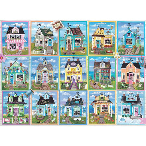 Seaside Shops 1000 Piece Jigsaw Puzzle Cobble Hill - for just $19.99! 