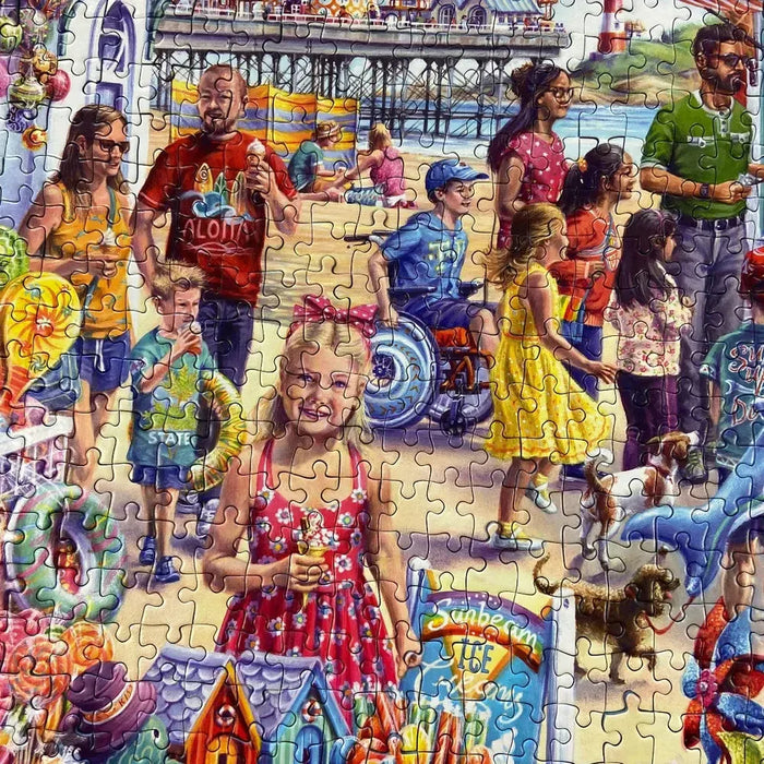Seaside Souvenirs 1000 Piece Jigsaw Puzzle Gibsons - for just $24.99! 