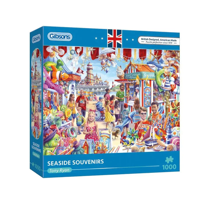 Seaside Souvenirs 1000 Piece Jigsaw Puzzle Gibsons - for just $24.99! 