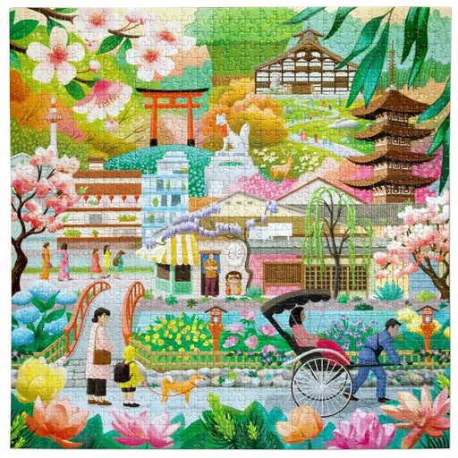 Seasons in Kyoto 1000 Piece Jigsaw Puzzle eeBoo - for just $26.99! 