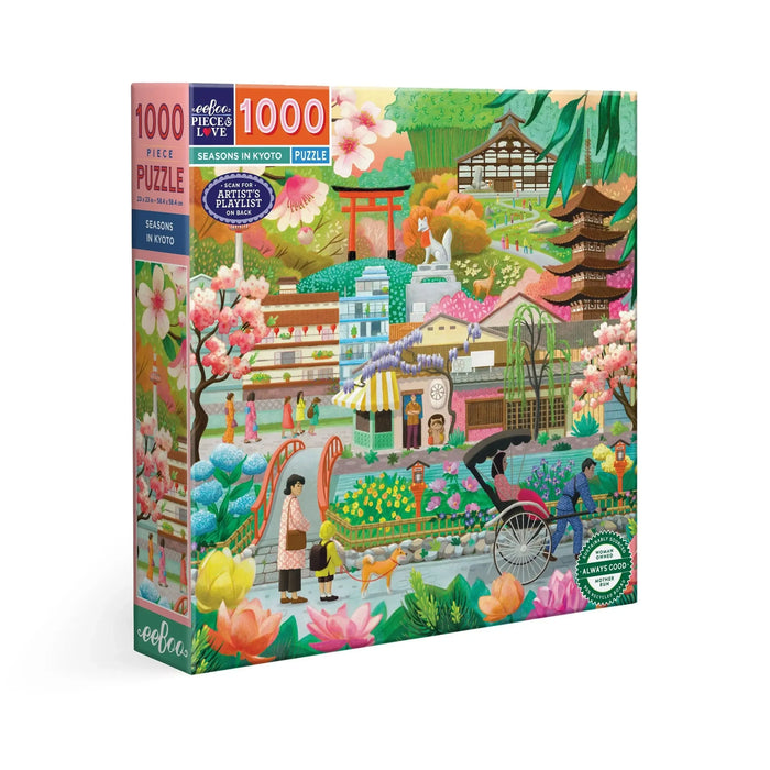 Seasons in Kyoto 1000 Piece Jigsaw Puzzle eeBoo - for just $26.99! 
