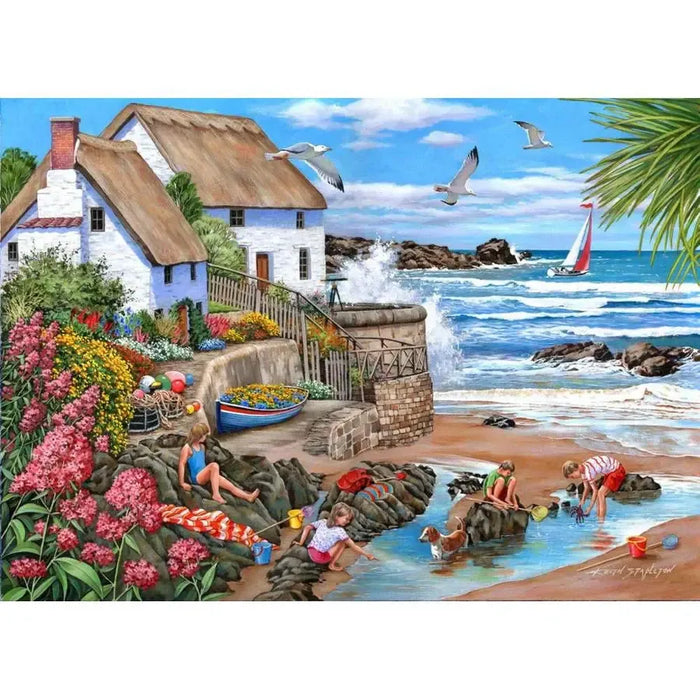Seaspray Cottages 1000 Piece Jigsaw Puzzle HOP - for just $24.99! 