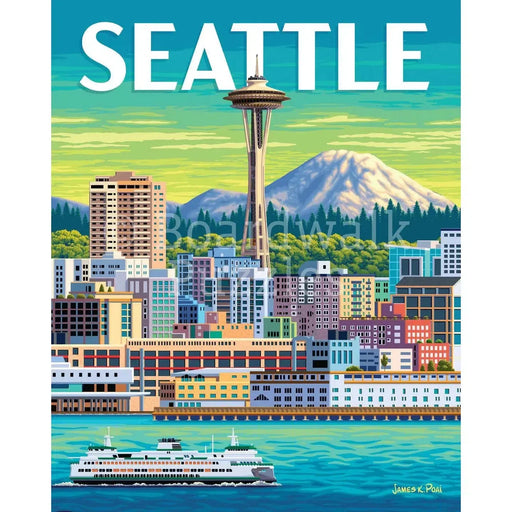 Seattle 210 Piece Jigsaw Puzzle Boardwalk - for just $11.99! 