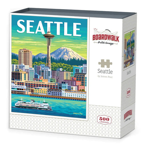 Seattle 500 Piece Jigsaw Puzzle Boardwalk - for just $21.99! 