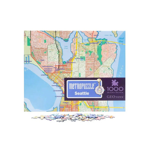 Seattle Metropuzzle 1000 Piece Jigsaw Puzzle Geotoys - for just $19.99! 