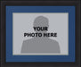 MLB Baseball Photo Picture Frame Kit - Detroit Tigers (Navy Matting, Gray Trim) - for just $29.99! 