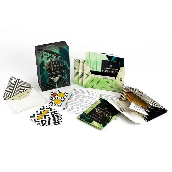 Secrets of Emerald Hill Murder Mystery Game Professor Puzzle - for just $24.99! 