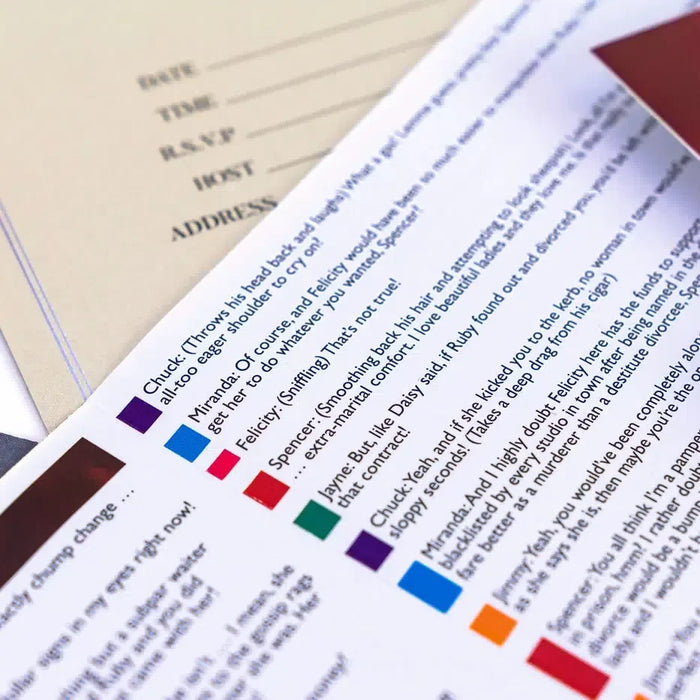 Secrets of the Silver Screen Murder Mystery Game Professor Puzzle - for just $24.99! 