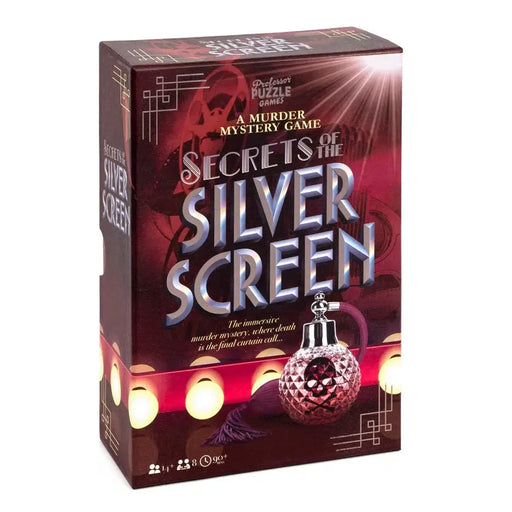 Secrets of the Silver Screen Murder Mystery Game Professor Puzzle - for just $24.99! 