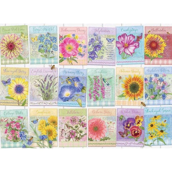 Seed Packets 500 Piece Jigsaw Puzzle Cobble Hill - for just $17.99! 