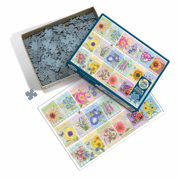 Seed Packets 500 Piece Jigsaw Puzzle Cobble Hill - for just $17.99! 