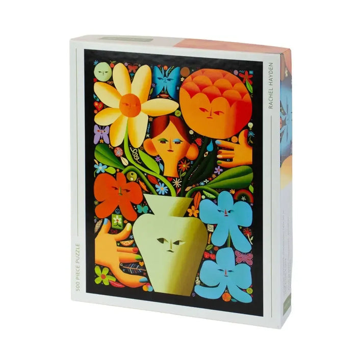 Self Portrait as a Florist by Rachel Hayden 500 Piece Jigsaw Puzzle Kinstler - for just $22.99! 