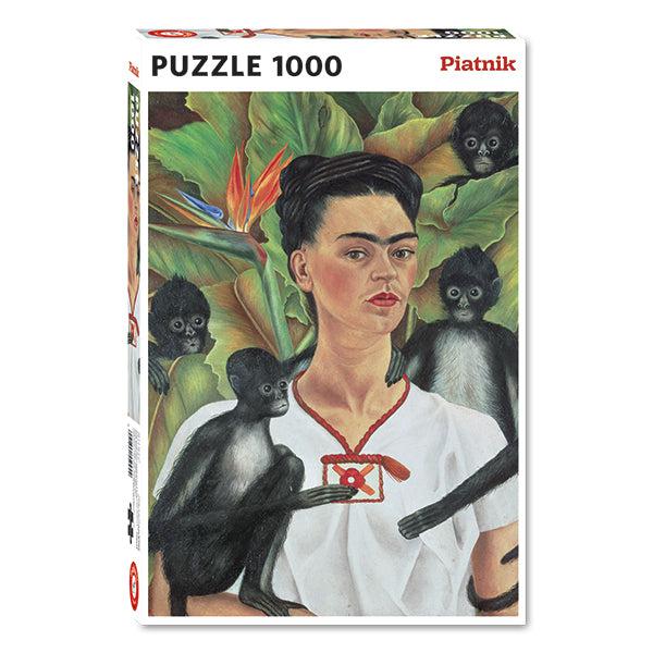 Self-Portrait with Monkeys 1000 Piece Jigsaw Puzzle Piatnik - for just $24.99! 