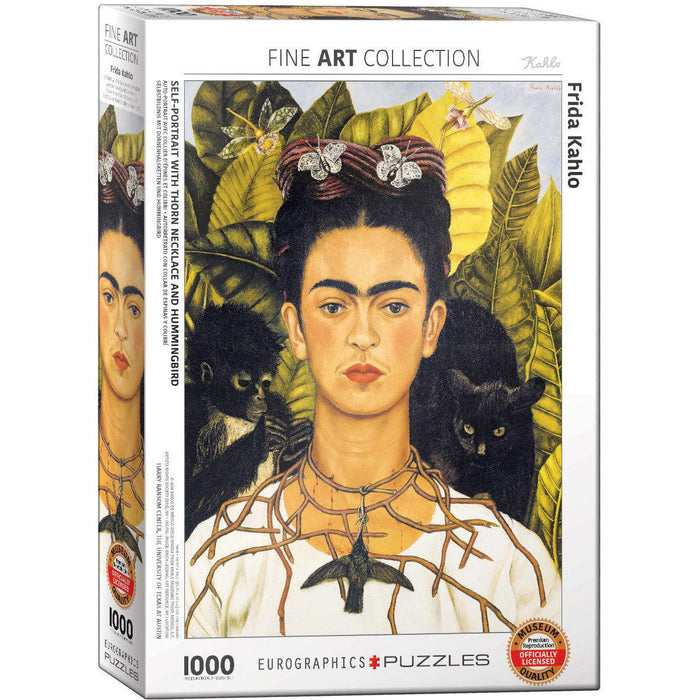 Self-Portrait with Thorn Necklace & Hummingbird 1000 Piece Jigsaw Puzzle Eurographics - for just $19.99! 