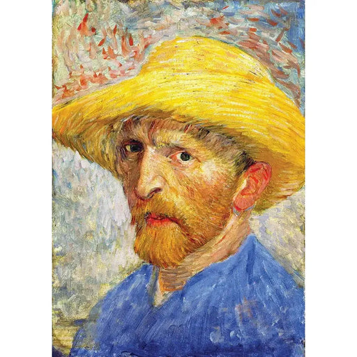 Self-portrait with a Straw Hat by Van Gogh 1000 Piece Jigsaw Puzzle Enjoy - for just $24.99! 
