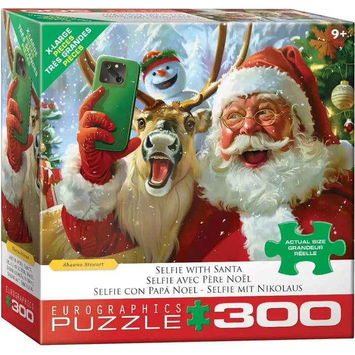 Selfie with Santa 300 Piece Jigsaw Puzzle Eurographics - for just $17.99! 