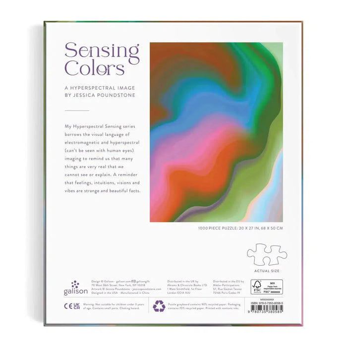Sensing Colors 1000 Piece Jigsaw Puzzle Galison - for just $19.99! 