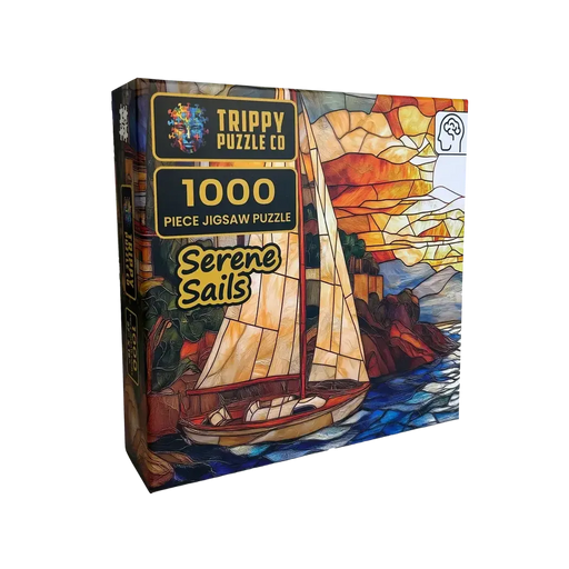 Serene Sails 1000 Piece Jigsaw Puzzle Trippy - for just $19.99! 