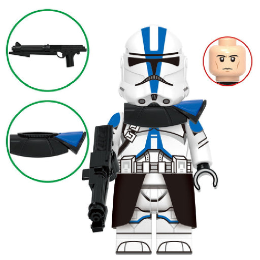 Sergeant Appo 501st Legion Clone Trooper Minifigure (Lego-Compatible Minifigures) - Premium Lego Star Wars Minifigures - Just $3.99! Shop now at Retro Gaming of Denver