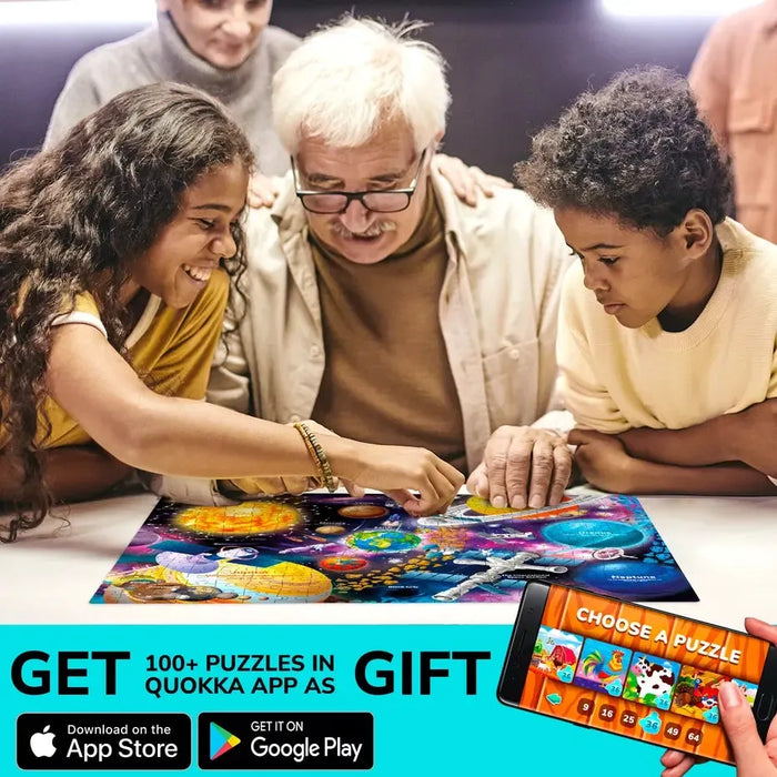 Set of 3 1000 Piece Map Jigsaw Puzzle Quokka - for just $29.99! 