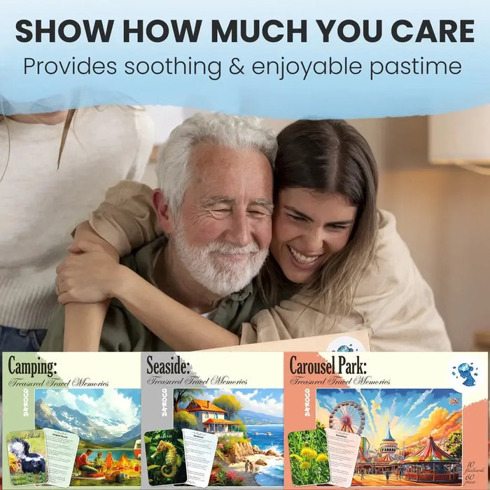 Set of 3 60 Piece Tray Jigsaw Puzzles with Conversation Cards Quokka - for just $29.99! 