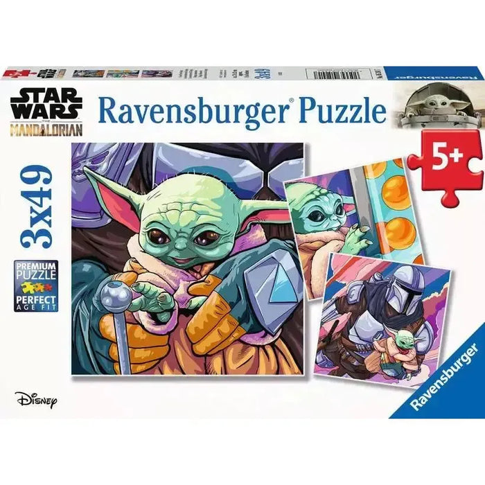 Set of 3 The Mandalorian Grogu Moments 49 Piece Jigsaw Puzzles Ravensburger - for just $19.99! 