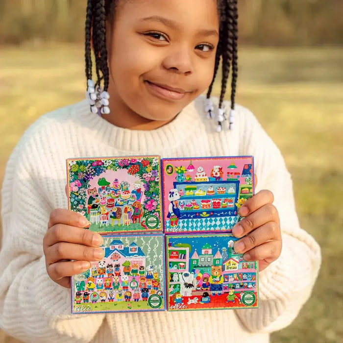 Set of 4 Yumi's 36 Piece Mini Jigsaw Puzzles eeBoo - for just $24.99! 
