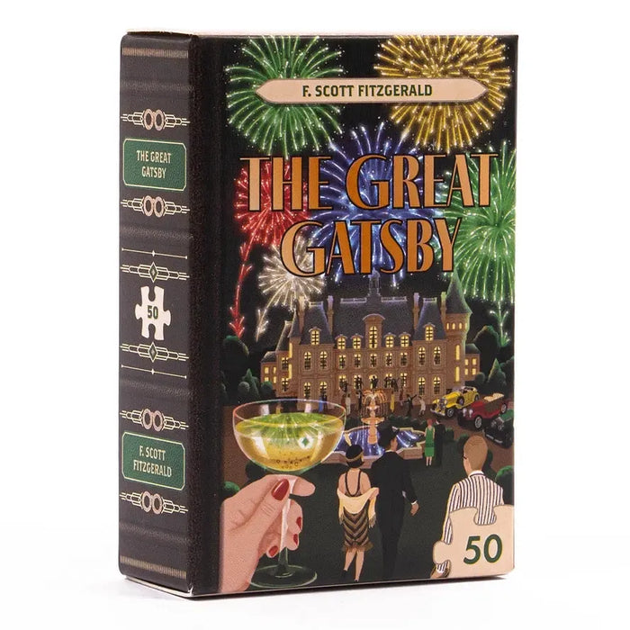 Set of 6 Mini Classic Book Covers 50 Piece Jigsaw Puzzles Professor Puzzle - for just $24.99! 
