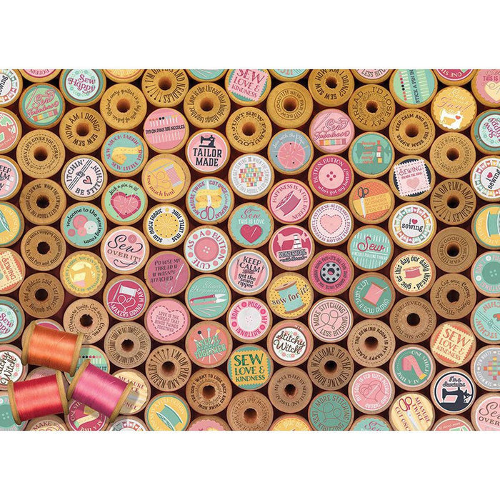 Sew Happy 500 Piece Jigsaw Puzzle Cobble Hill - for just $17.99! 