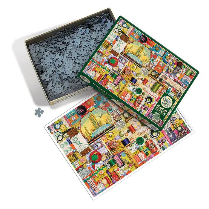 Sewing Notions 1000 Piece Jigsaw Puzzle Cobble Hill - for just $19.99! 