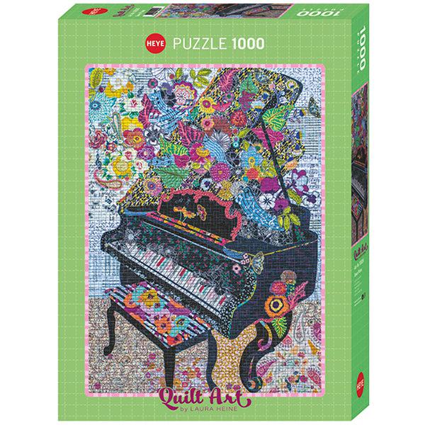 Sewn Piano Quilt Art 1000 Piece Jigsaw Puzzle Heye - for just $29.99! 
