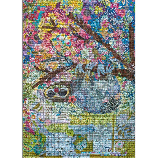 Sewn Sloth Quilt Art 1000 Piece Jigsaw Puzzle Heye - for just $29.99! 