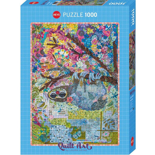 Sewn Sloth Quilt Art 1000 Piece Jigsaw Puzzle Heye - for just $29.99! 