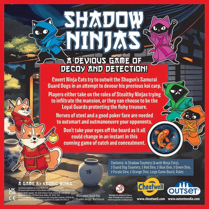 Shadow Ninjas - A Devious Game of Decoy & Deception - Outset - for just $29.99! 