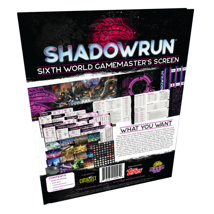 Shadowrun: Sixth World Gamemaster's Screen - for just $19.99! 