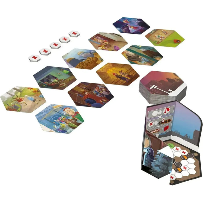 Shadows Amsterdam - Strategic Detective Tile Game - Libellud - for just $29.99! 