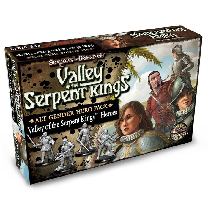Shadows of Brimstone: Valley of the Serpent Kings Alt Gender Hero Pack - for just $31.95! 