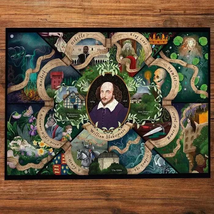 Shakespeare 1000 Piece Jigsaw Puzzle Gibsons - for just $24.99! 
