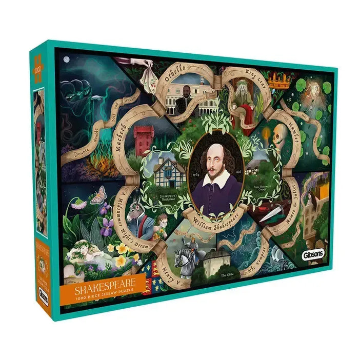 Shakespeare 1000 Piece Jigsaw Puzzle Gibsons - for just $24.99! 