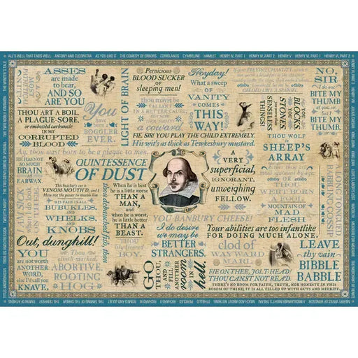 Shakespearean Insults 1000 Piece Jigsaw Puzzle UPG - for just $21.99! 