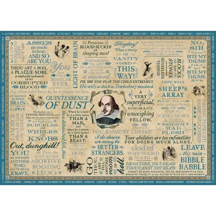 Shakespearean Insults 1000 Piece Jigsaw Puzzle UPG - for just $21.99! 