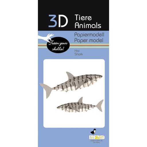 Shark 3D Cardboard Model Kit Fridolin - for just $7.99! 