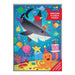 Shark Party Greeting Card 12 Piece Jigsaw Puzzle Mudpuppy - for just $7.99! 