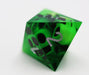 Sharp Edge Resin RPG Dice Set - Green Skulls - for just $49.99! 