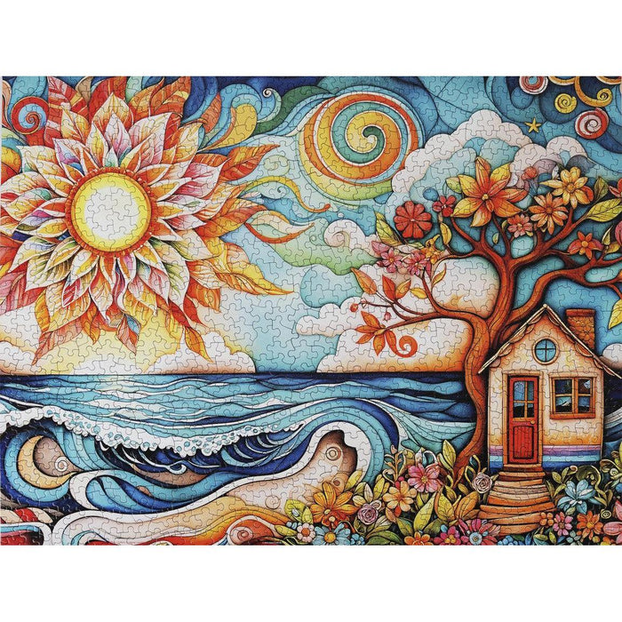 She Shed by the Sea 1000 Piece Jigsaw Puzzle Springbok - for just $19.99! 